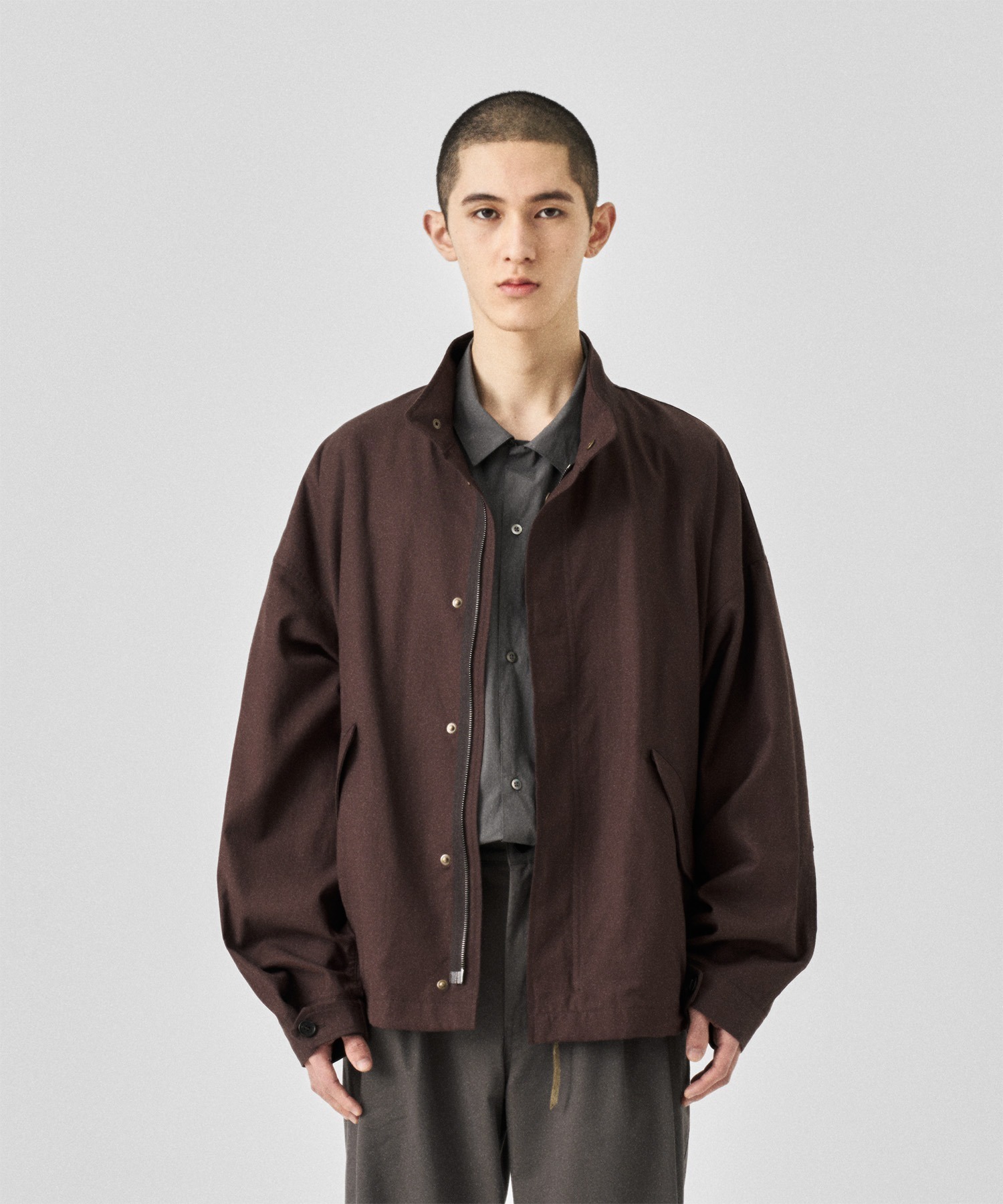 ジャケット・アウター ANOTHER OFFICE Neo Short Mods Jacket 02 Neo Short Mods Jacket (Vintage-Wine) - 어나더오피스