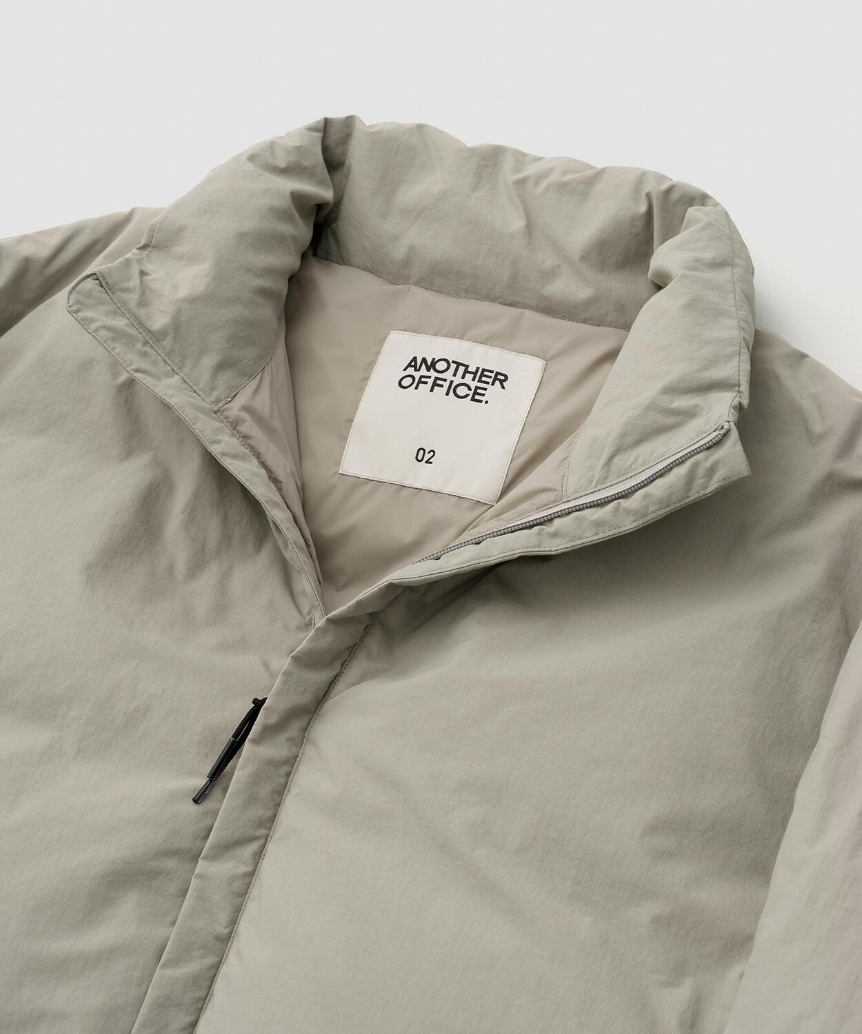 Snowman Down Jacket (Khaki-Gray) - 어나더오피스