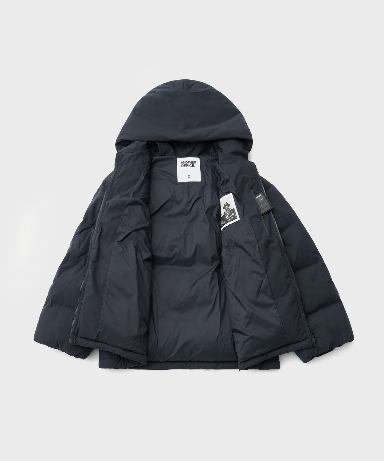 3RD Hoody Down Parka (Navy) - 어나더오피스