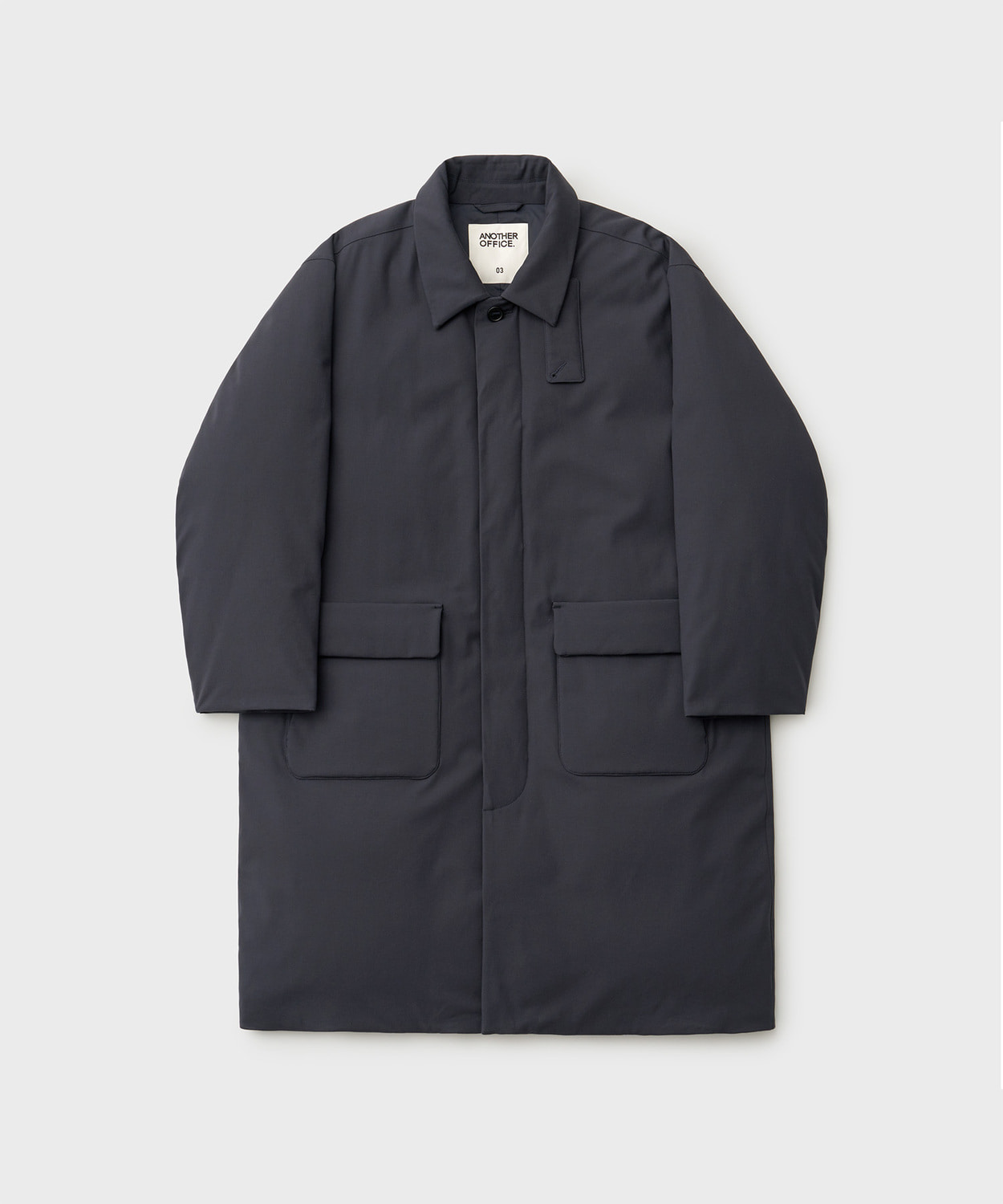 Ample Down Long Coat (Navy) - 어나더오피스
