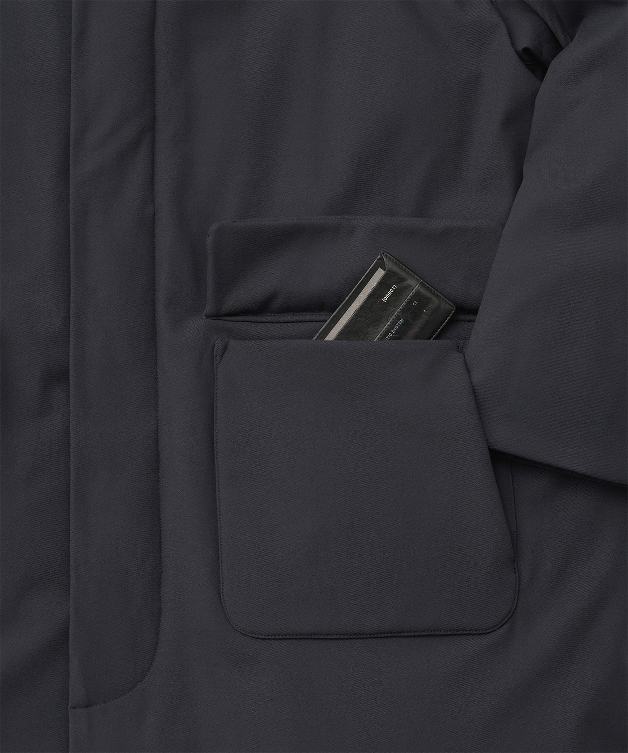 Ample Down Long Coat (Navy) - 어나더오피스