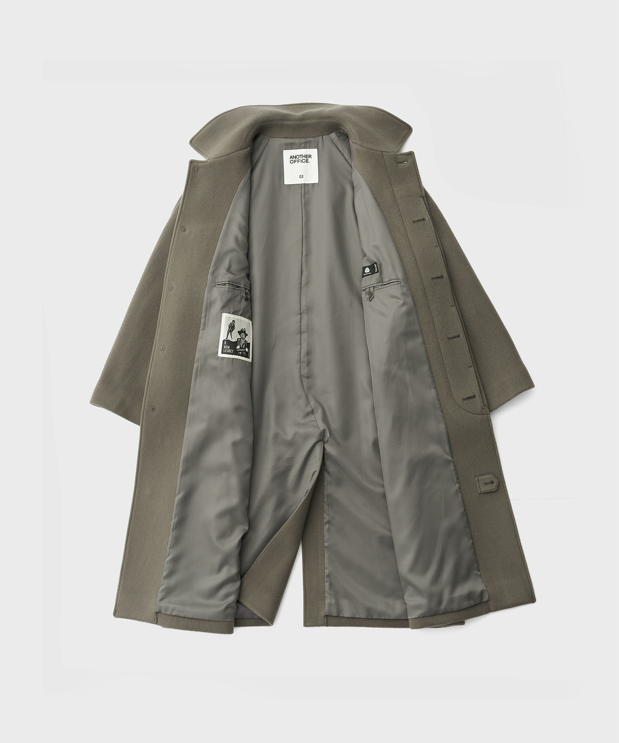 Legacy Balmacaan Coat (Rosemary) - 어나더오피스