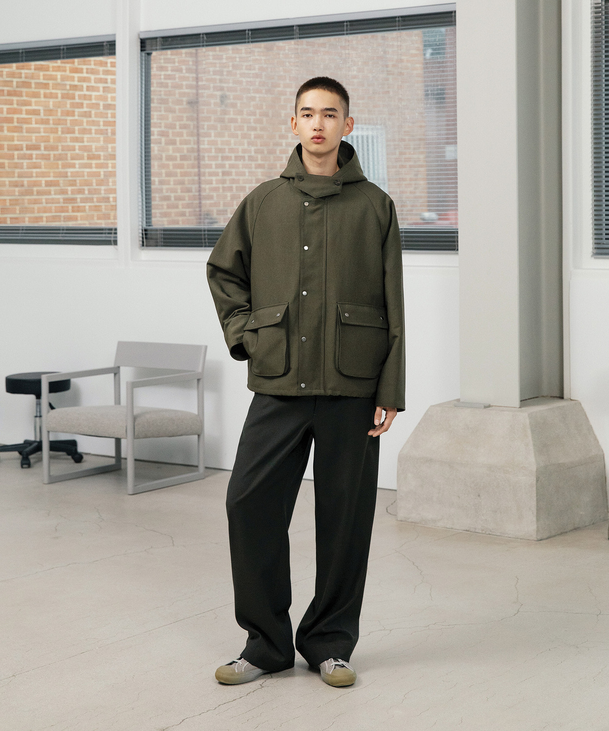 Hood Neo British Jacket (Olive Drab) - 어나더오피스