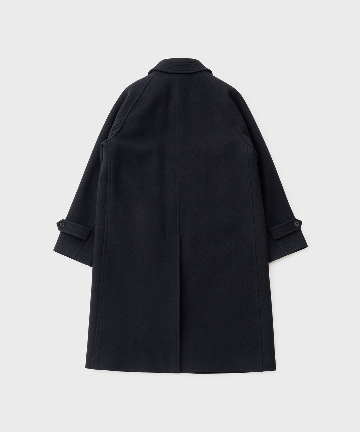 Voyager Balmacaan Coat (Dark Navy) - 어나더오피스