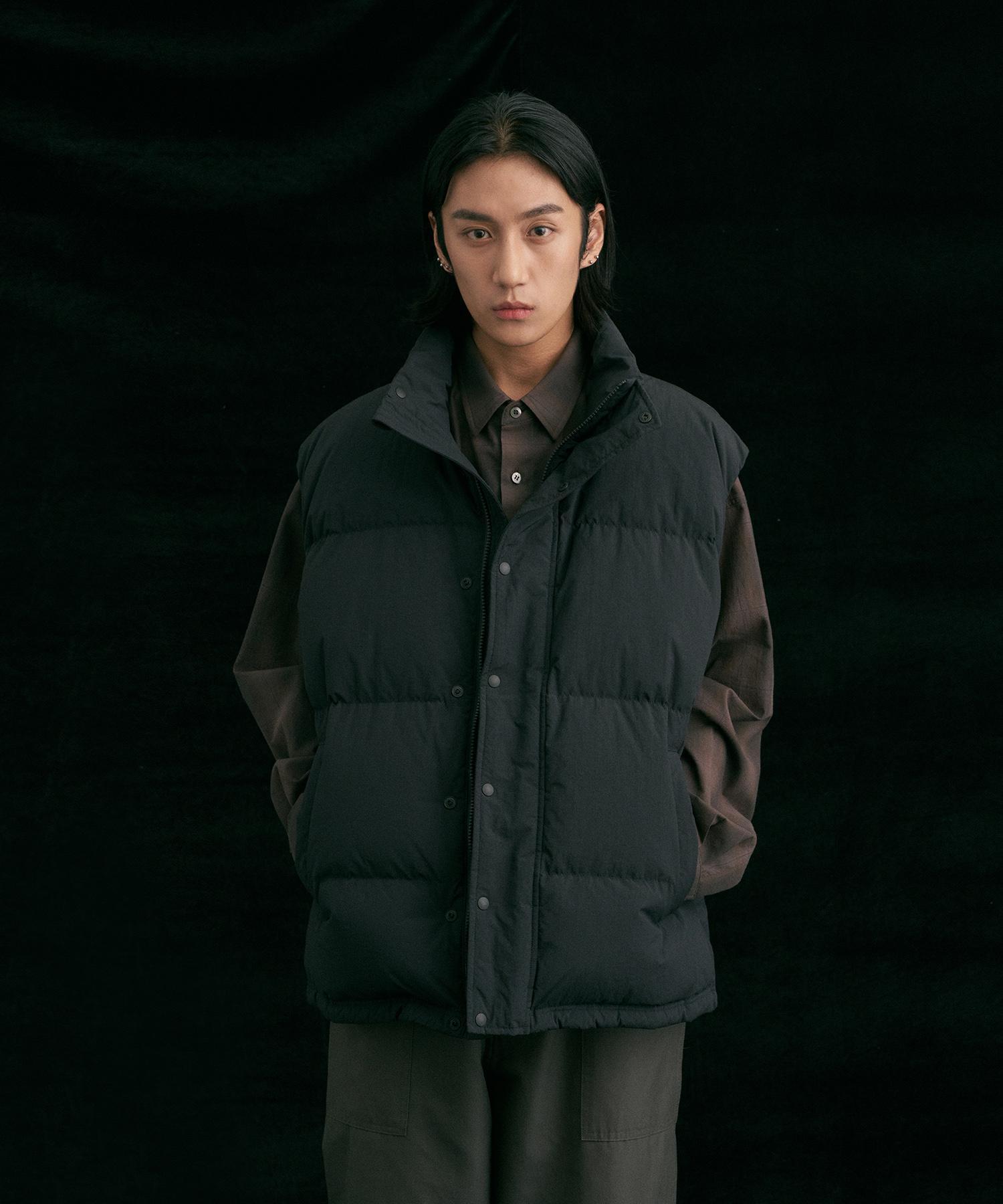 Stroller Down Vest (Black) - 어나더오피스