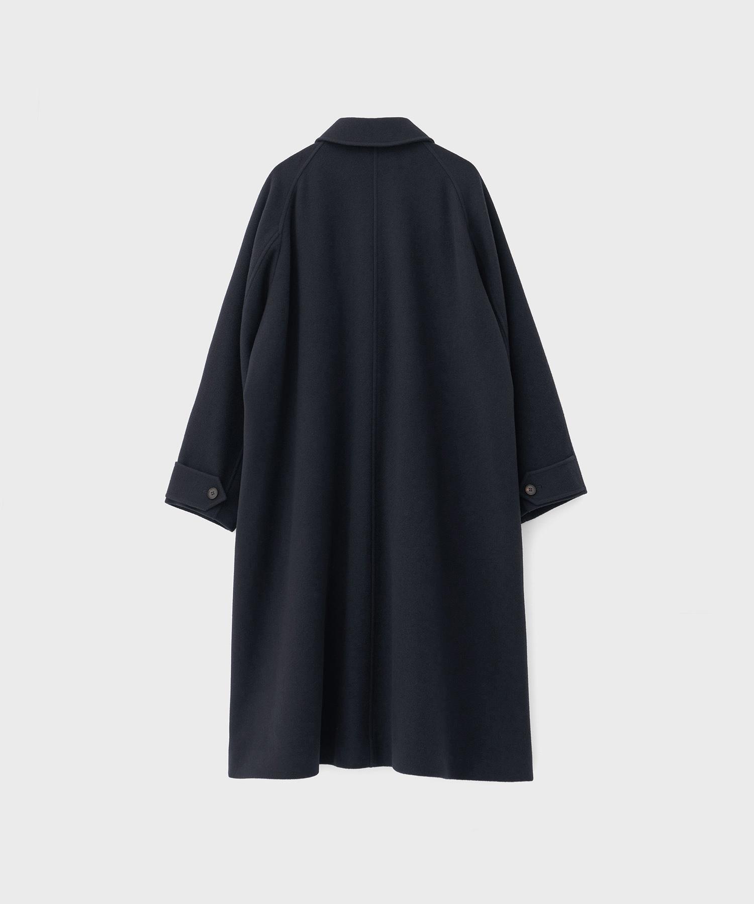 w. Mosser Wool Balmacaan Coat (Navy) - 어나더오피스
