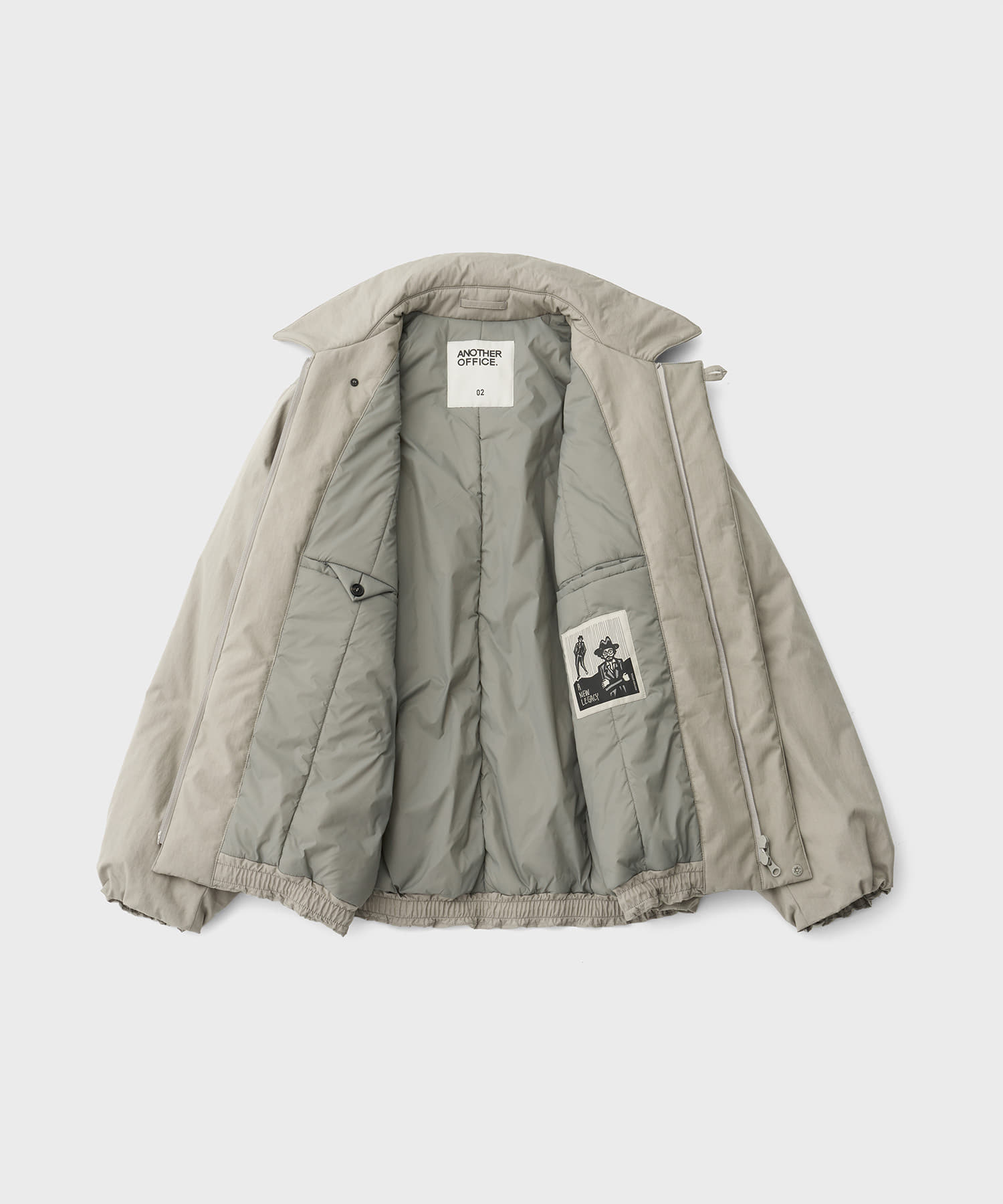 Control Insulation Jacket (Khaki-Gray) - 어나더오피스