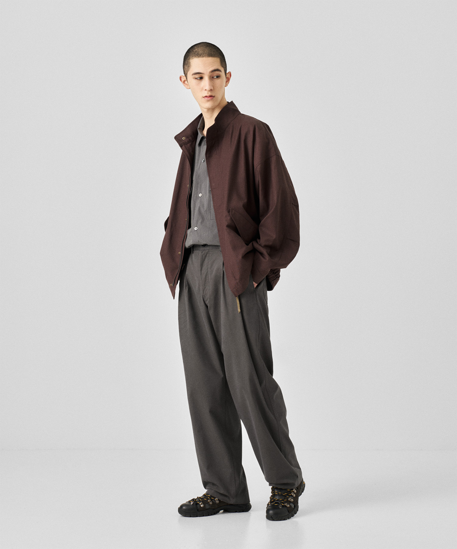 Neo Short Mods Jacket (Vintage-Wine) - 어나더오피스