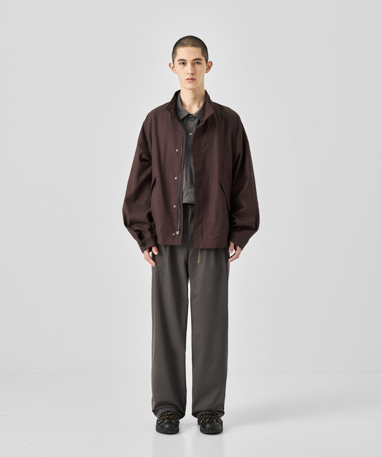 Neo Short Mods Jacket (Vintage-Wine) - 어나더오피스