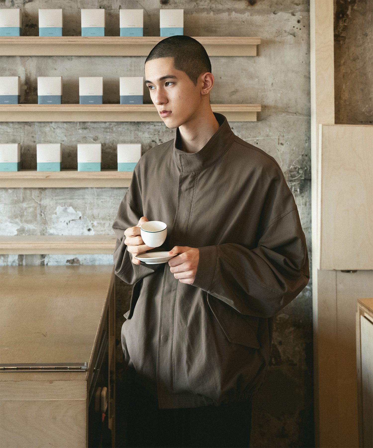 Neo Short Mods Jacket (Army-Khaki) - 어나더오피스