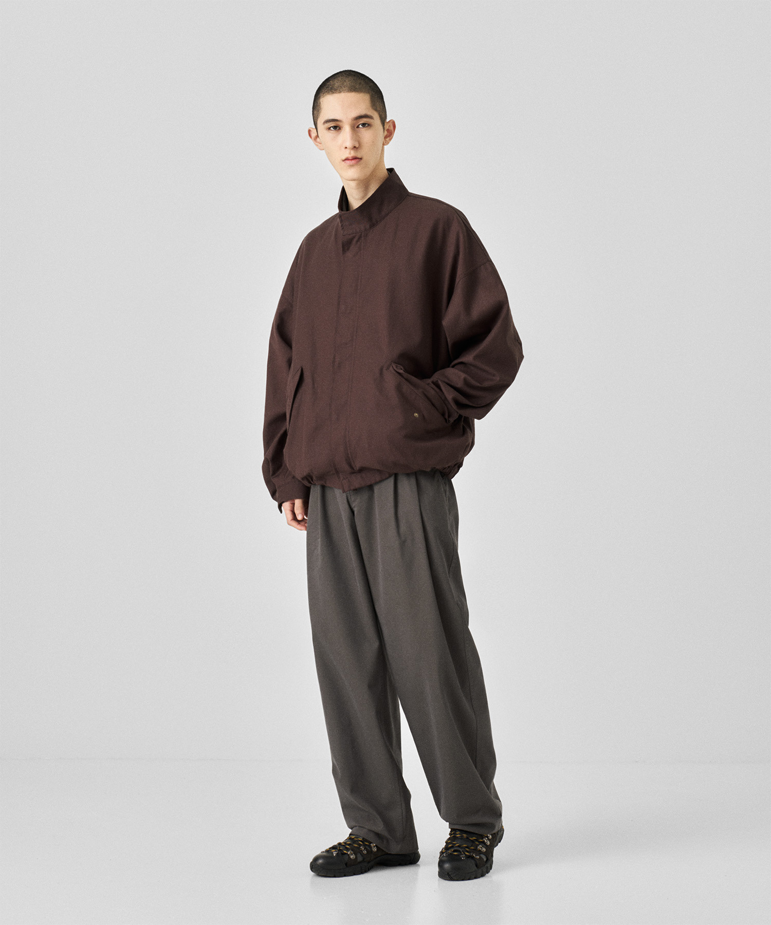 Neo Short Mods Jacket (Vintage-Wine) - 어나더오피스