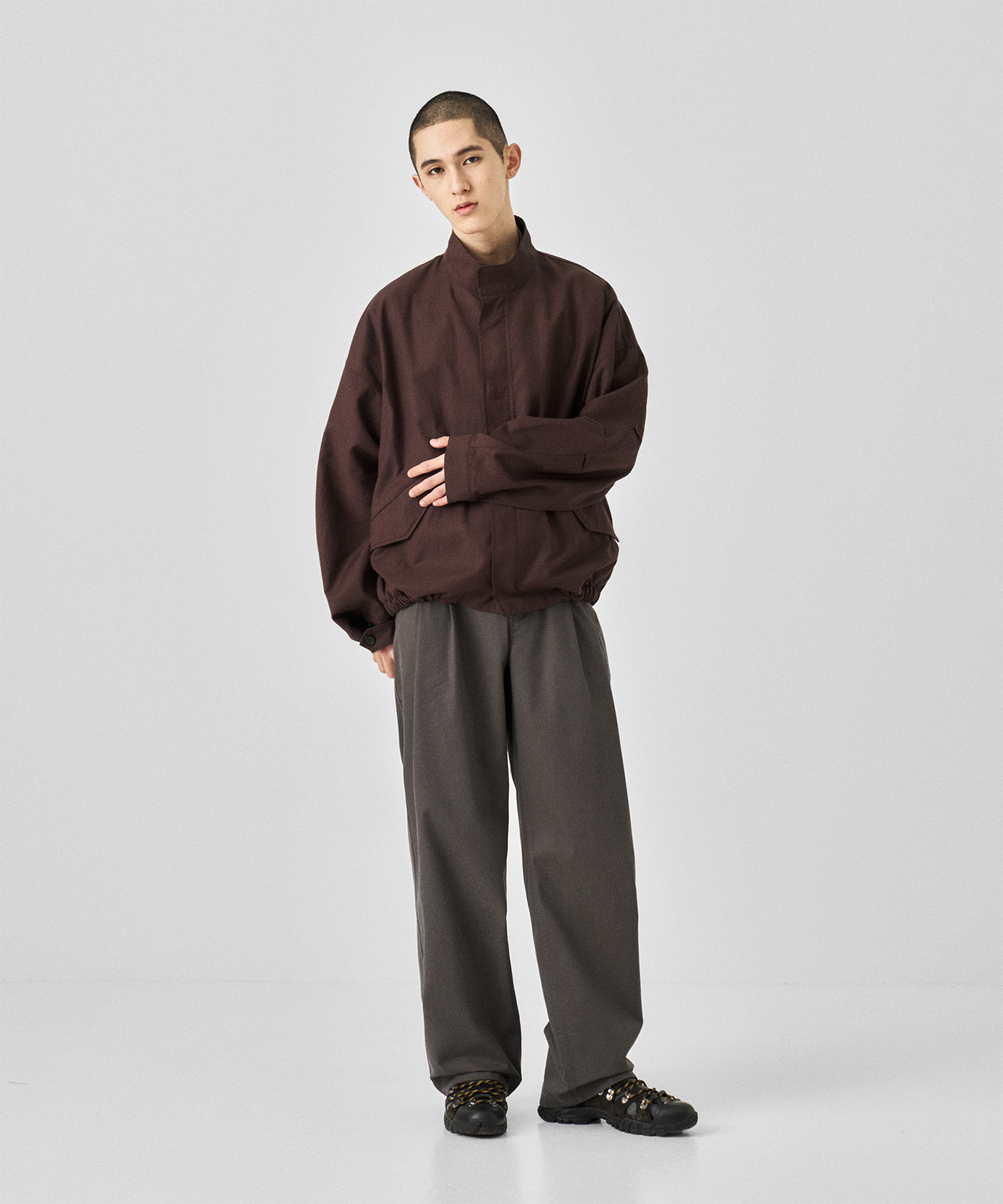 Neo Short Mods Jacket (Vintage-Wine) - 어나더오피스