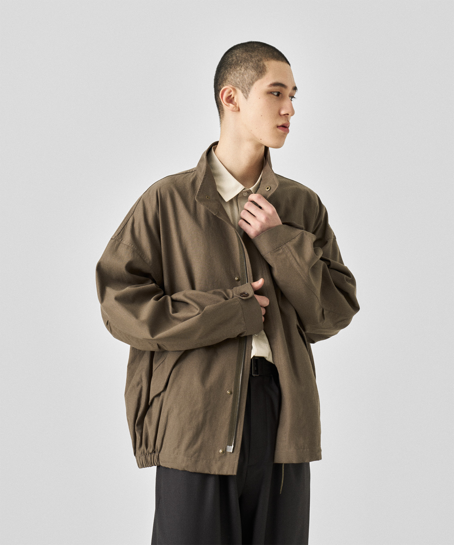 Neo Short Mods Jacket (Army-Khaki) - 어나더오피스