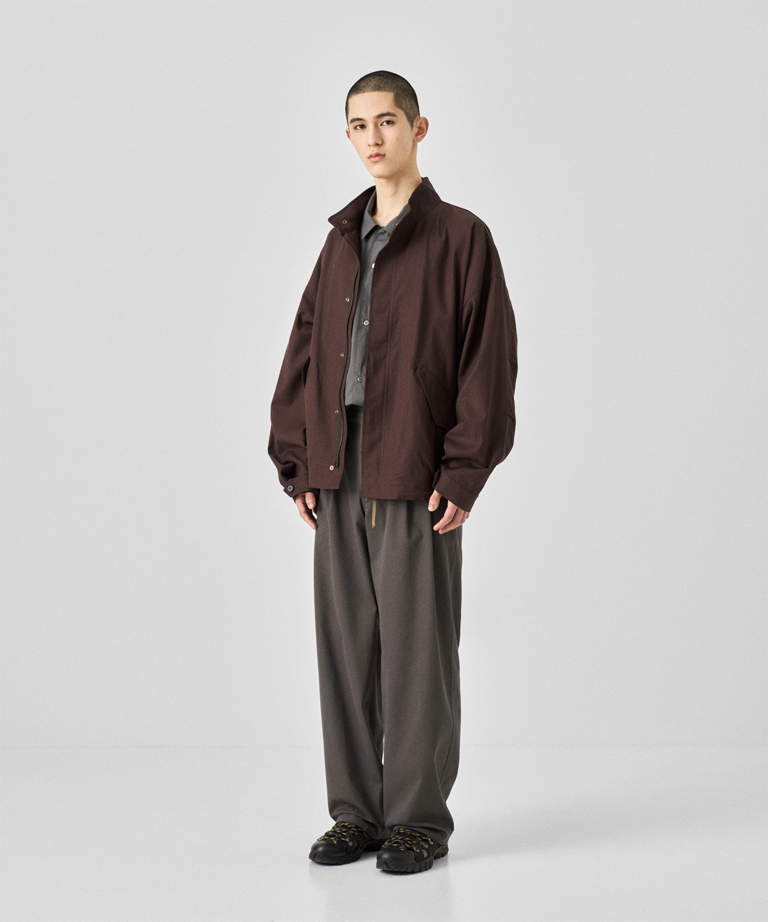 Neo Short Mods Jacket (Vintage-Wine) - 어나더오피스
