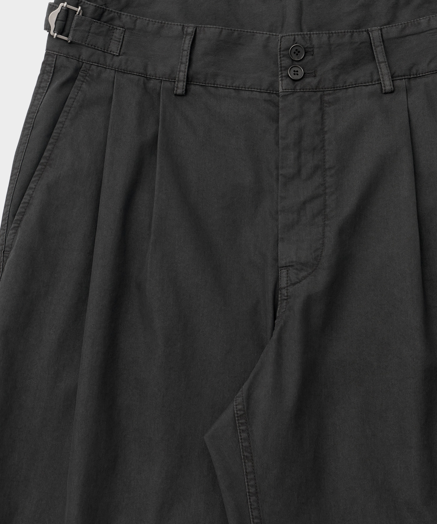 Santiago Garment Pants (Almost Black) - 어나더오피스