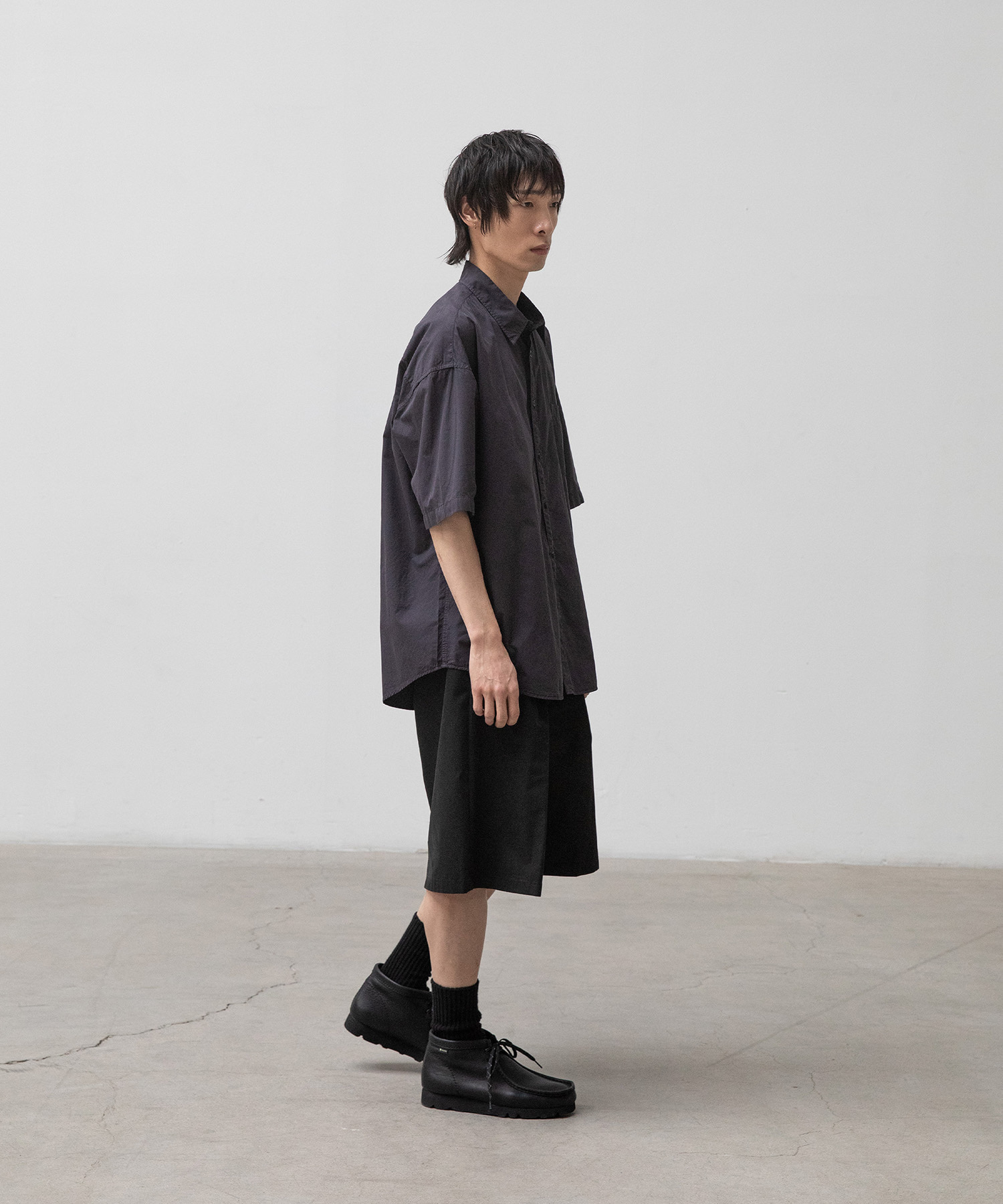 Hemingway Bermuda Pants (Black) - 어나더오피스