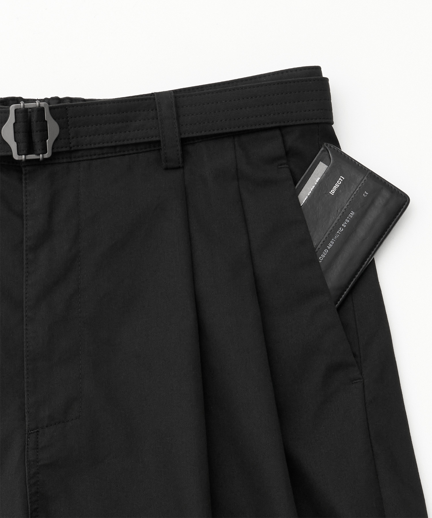 Hemingway Bermuda Pants (Black) - 어나더오피스