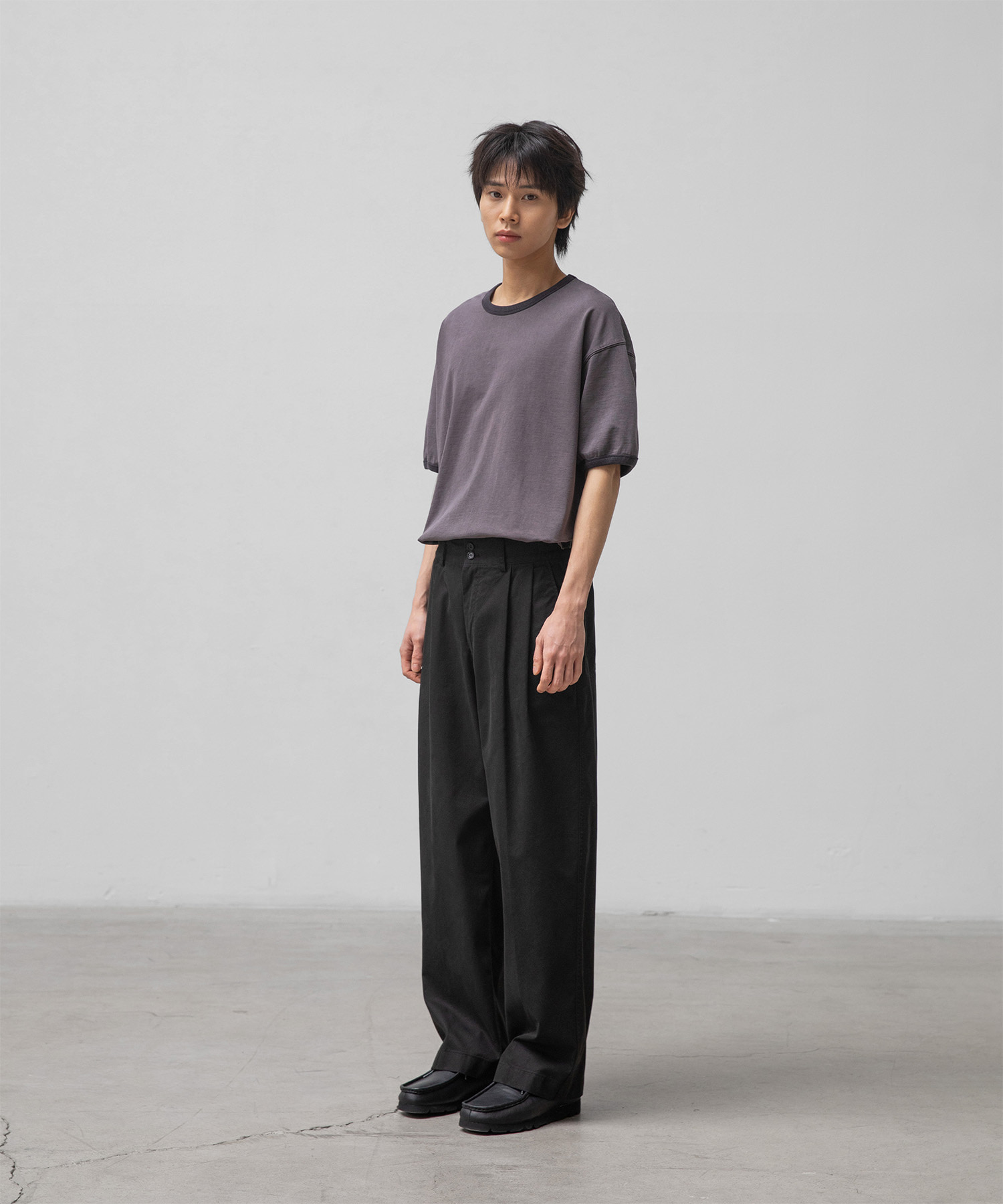 パンツ ANOTHER OFFICE Santiago Garment Pants Santiago Chino Pants (Graphite) - 어나더오피스