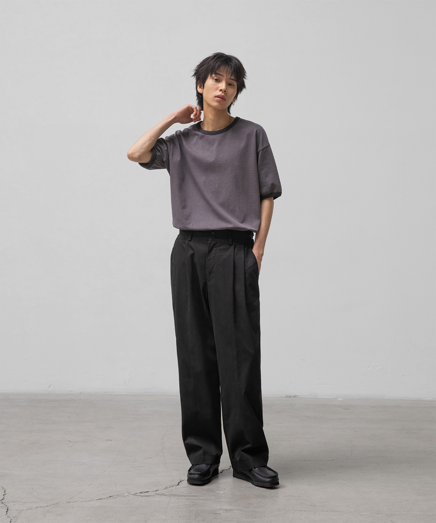 SS] Santiago Chino Pants (Black) - 어나더오피스