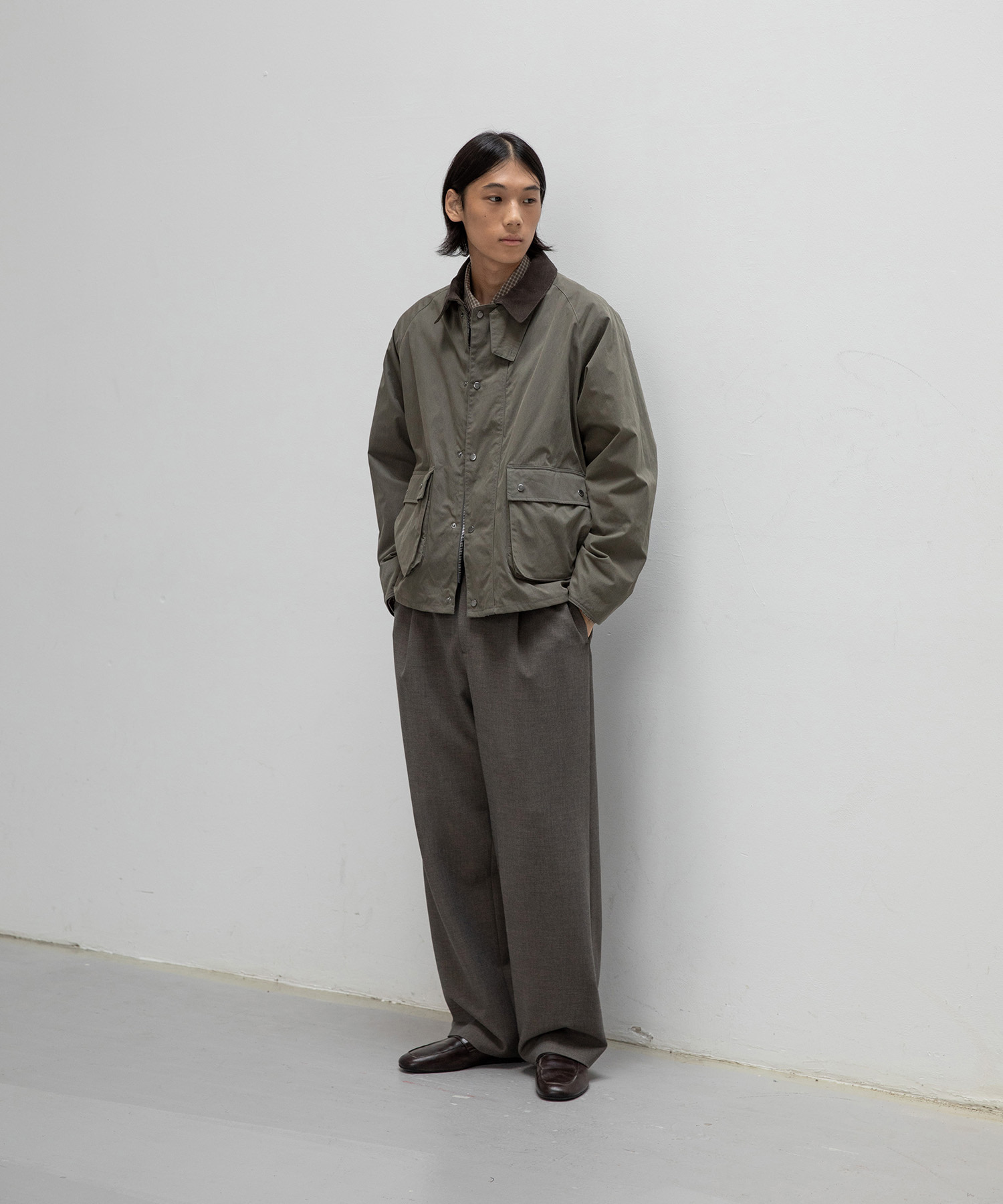 AW] Neo British Jacket (Olive drab) - 어나더오피스