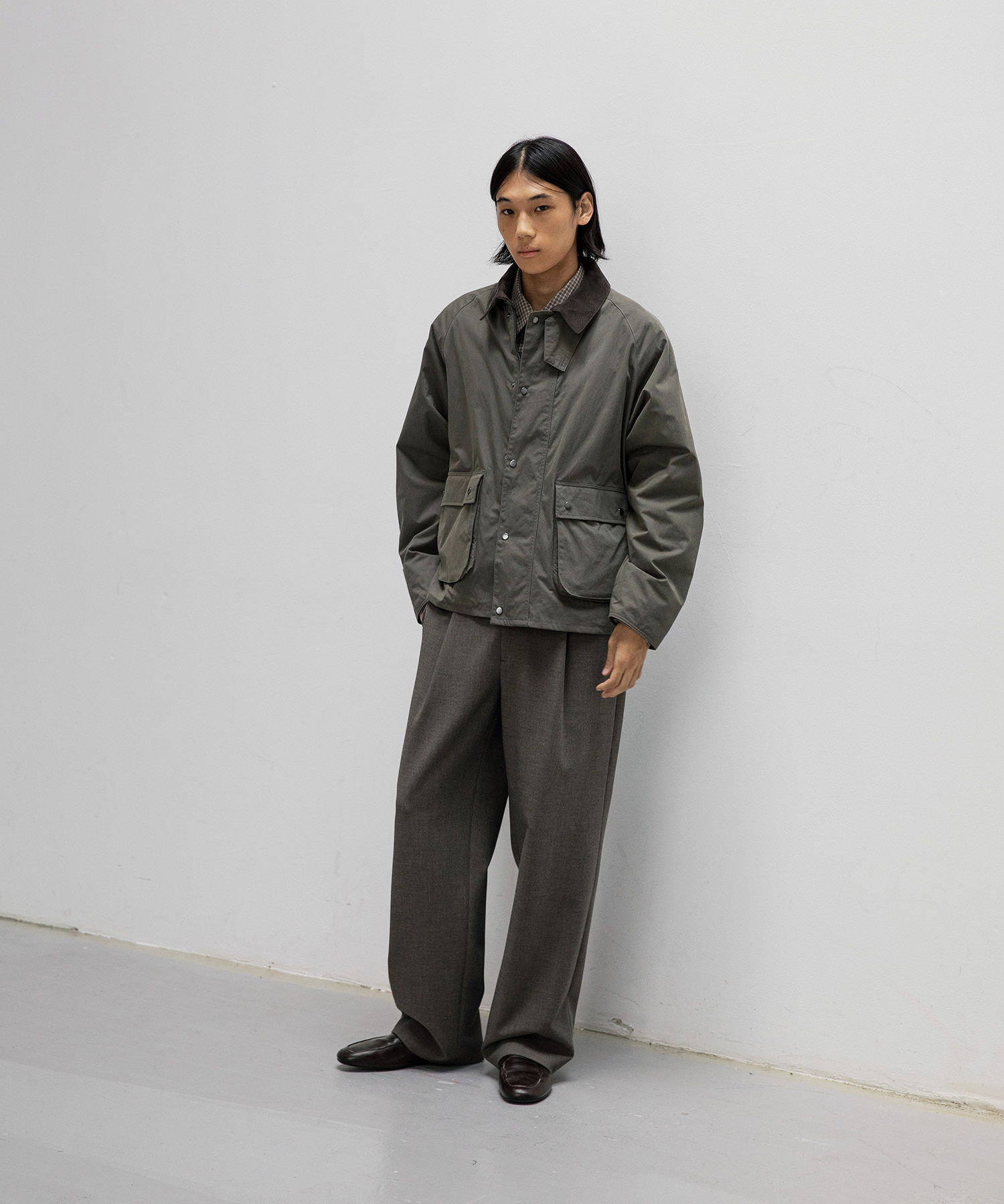 AW] Neo British Jacket (Olive drab) - 어나더오피스