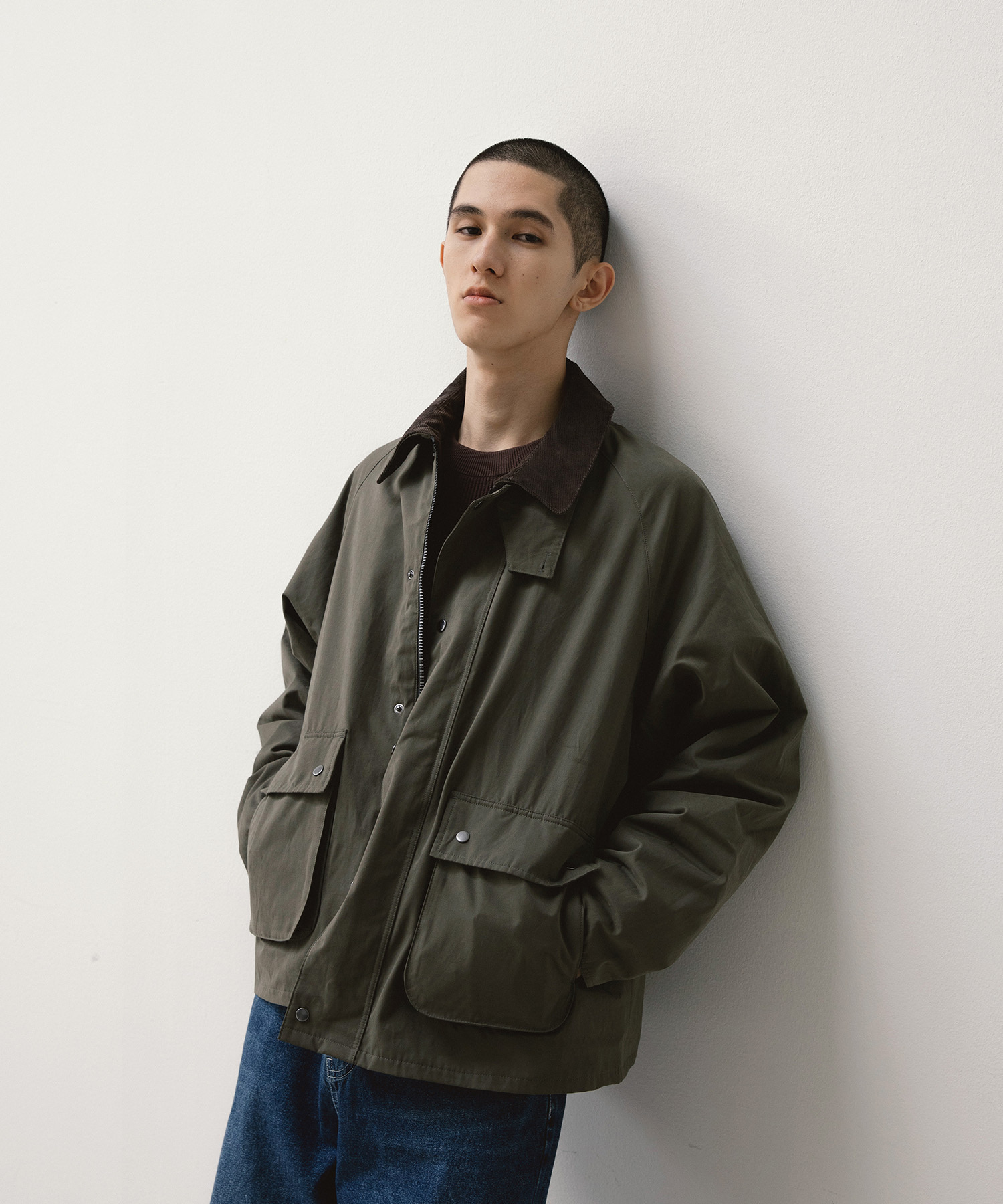 AW] Neo British Jacket (Olive drab) - 어나더오피스