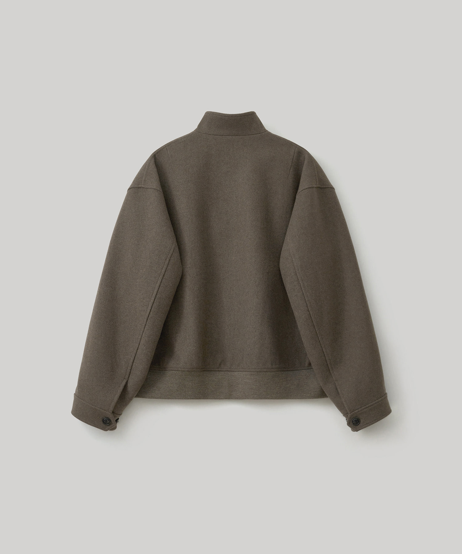 어나더오피스 Huge Harrington Jacket (Mink brown) | 울 캐시미어 