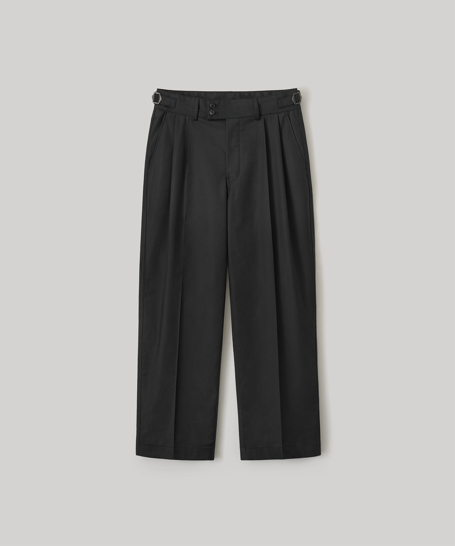 ANOTHER OFFICE　SANTIAGO SLACKS　BLACK c471ce565f02633131a2378ed19287
