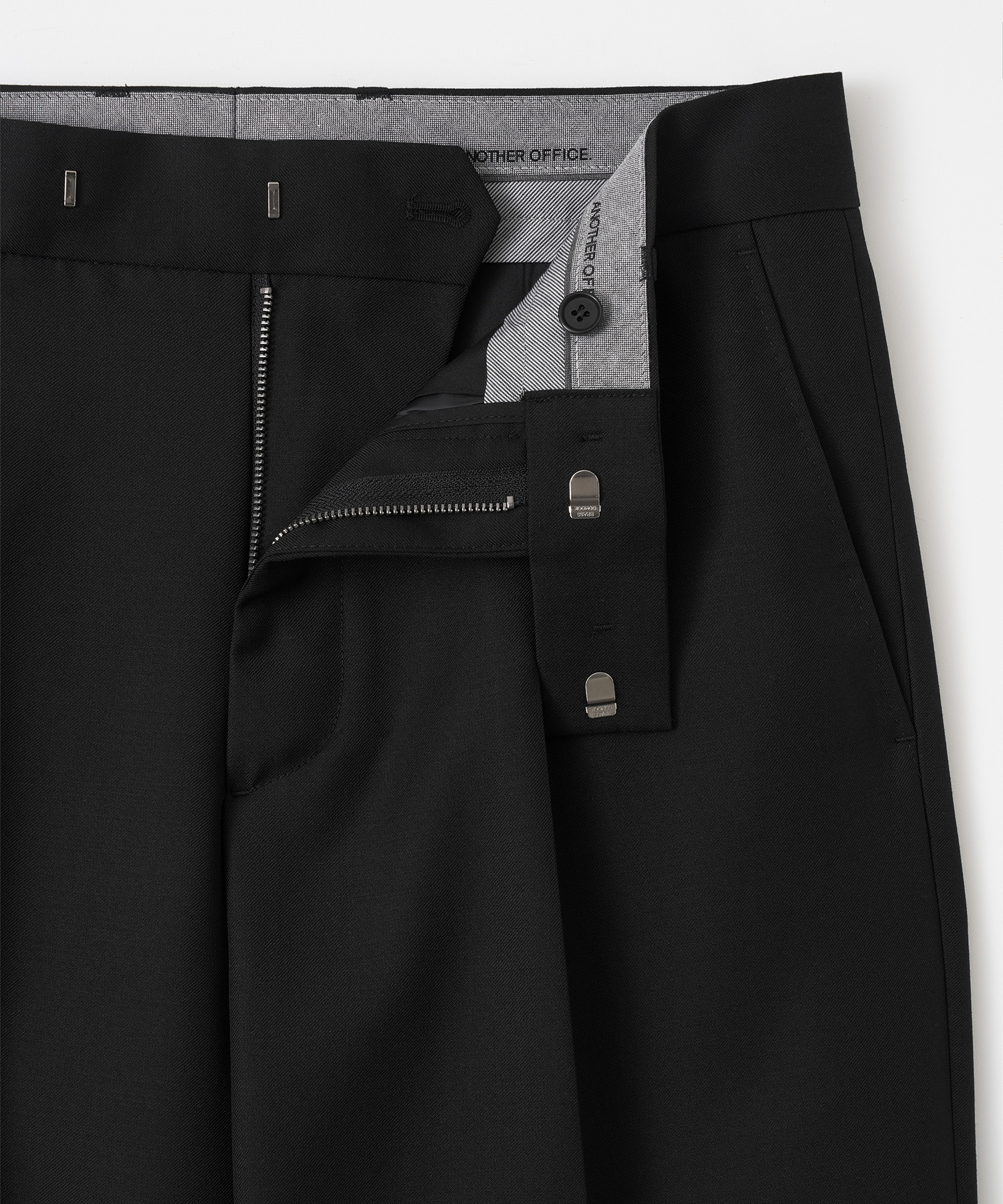 15% Coupon] Legacy Wool Trouser (Black) - 어나더오피스