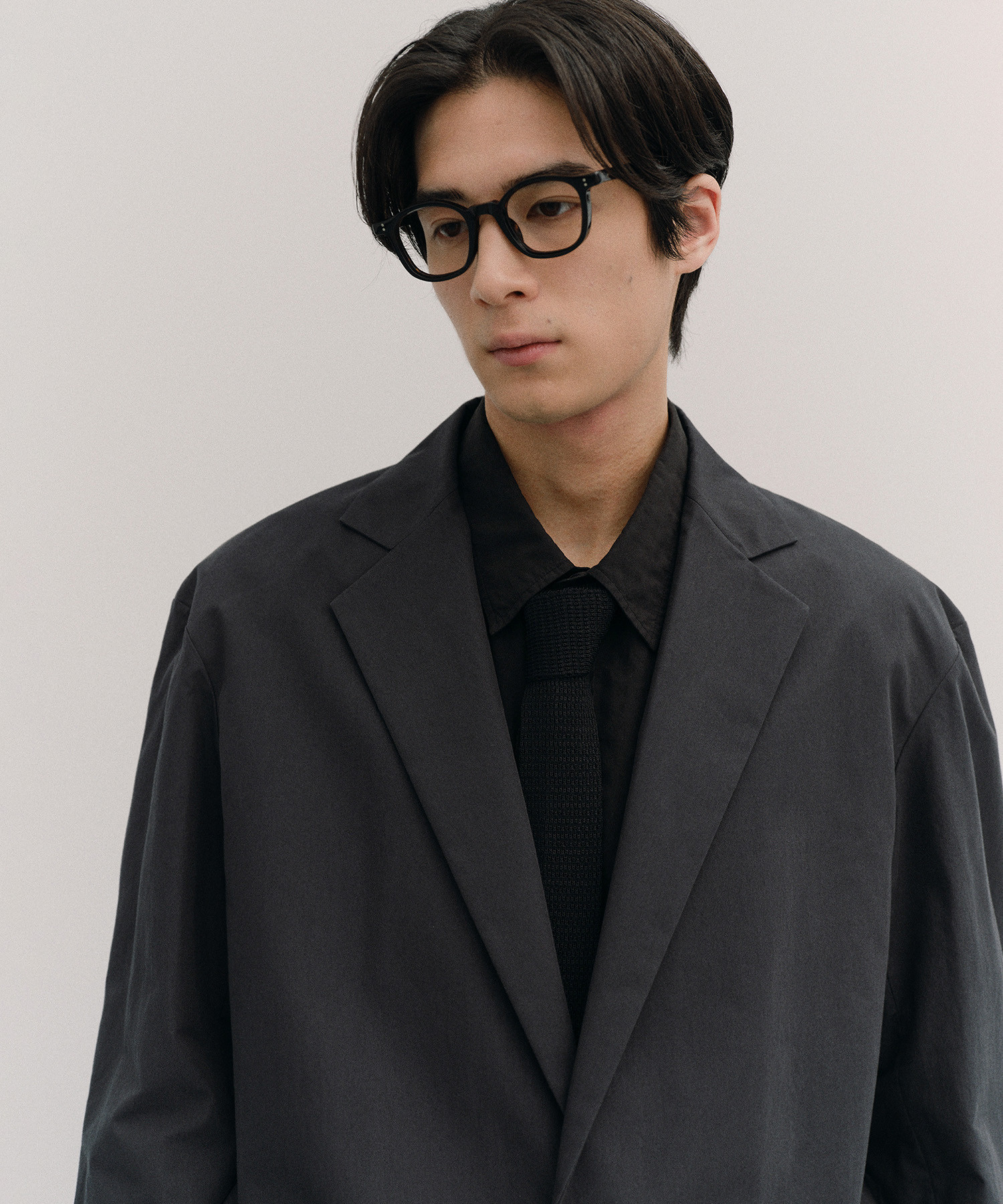 Bonjour Single Jacket (Almost black) - 어나더오피스