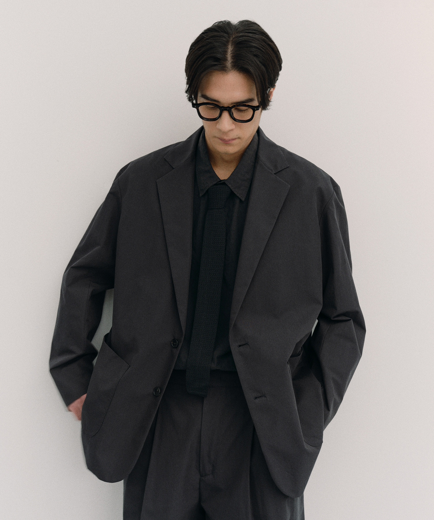 Bonjour Single Jacket (Almost black) - 어나더오피스