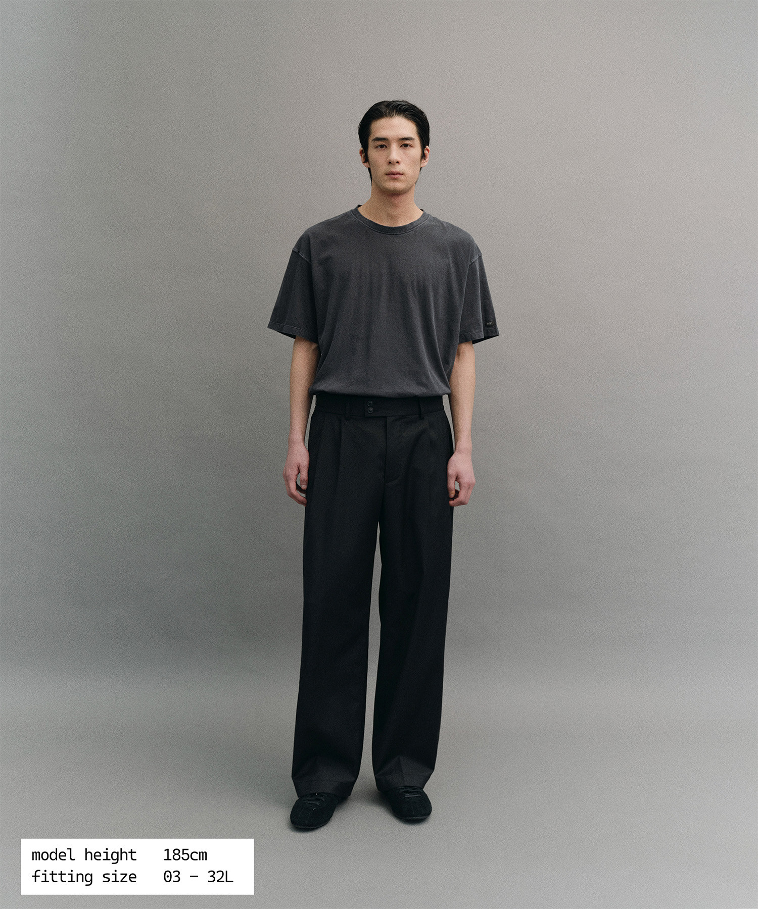 2차 RE-STOCK] [SS] Santiago Slacks Flexible (Black) - 어나더오피스