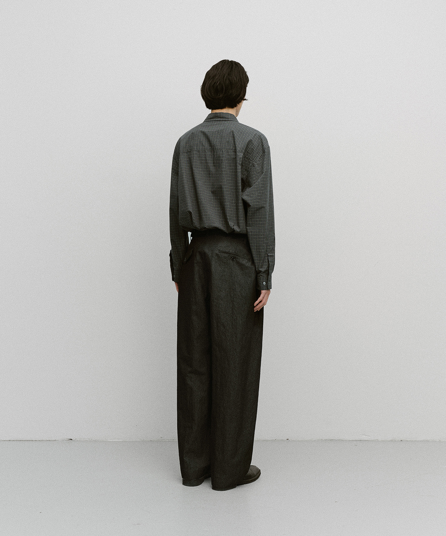 Santiago Officer Denim Pants (Black Denim) - 어나더오피스
