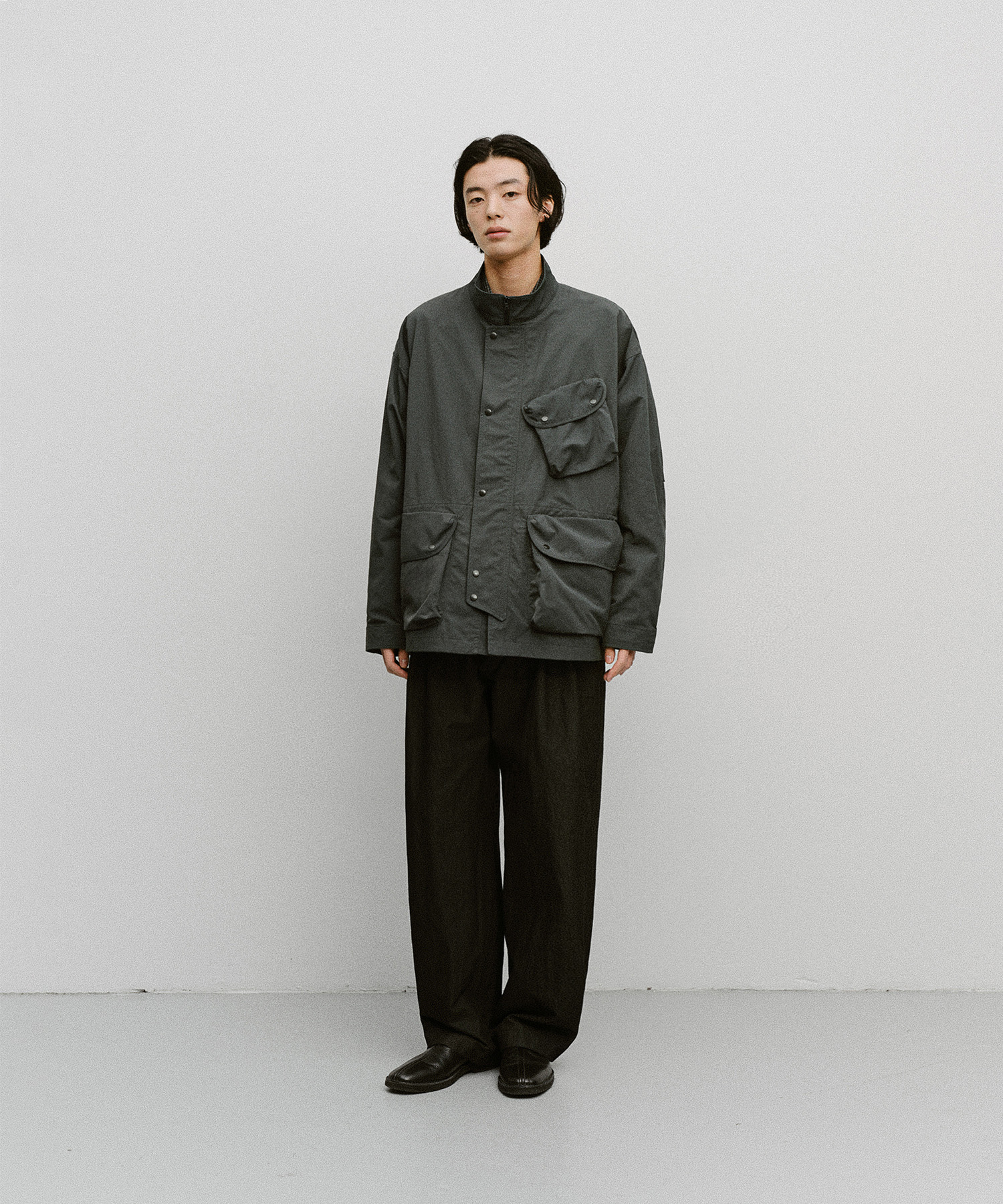 Santiago Officer Denim Pants (Black Denim) - 어나더오피스