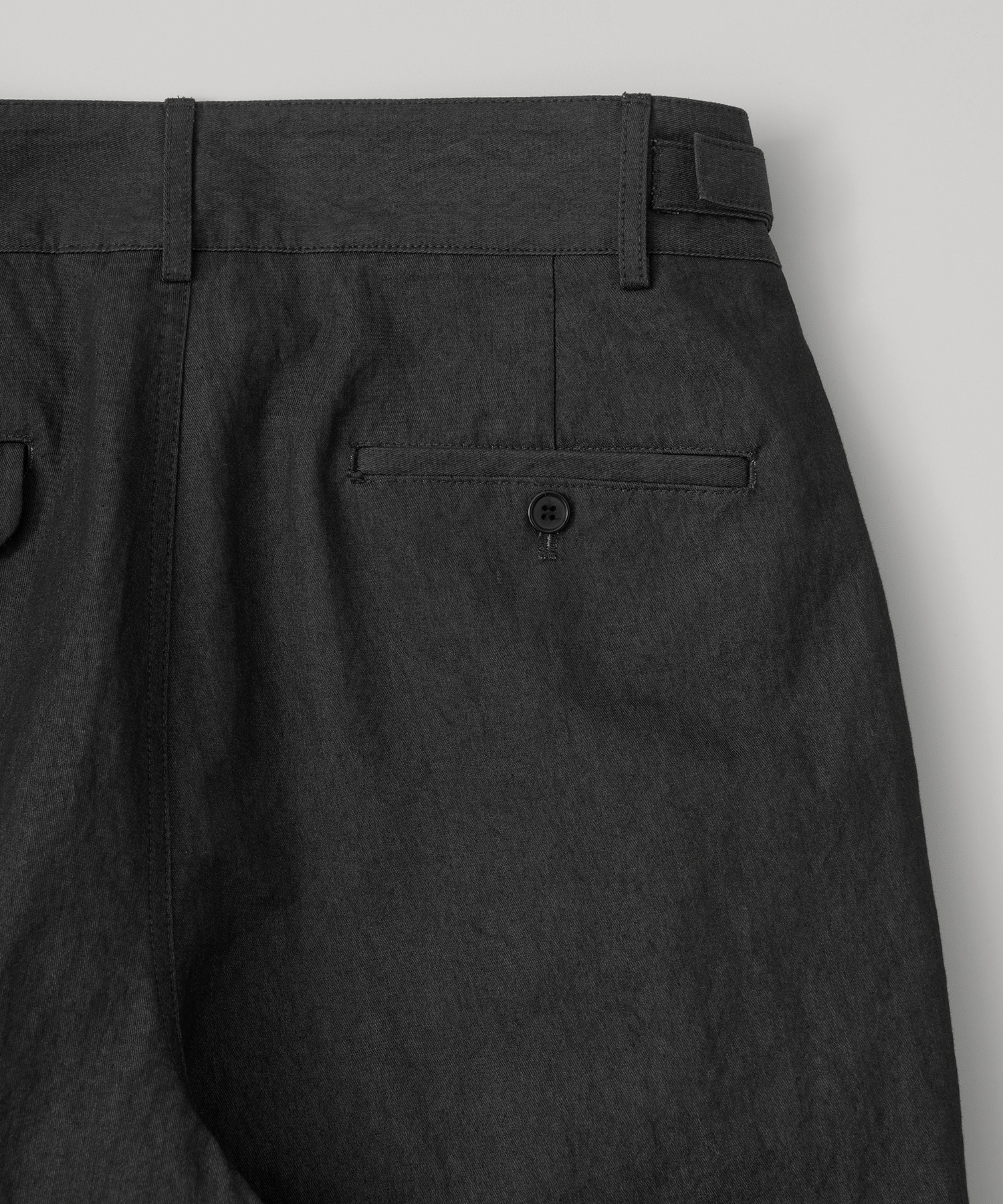 Santiago Officer Denim Pants (Black Denim) - 어나더오피스