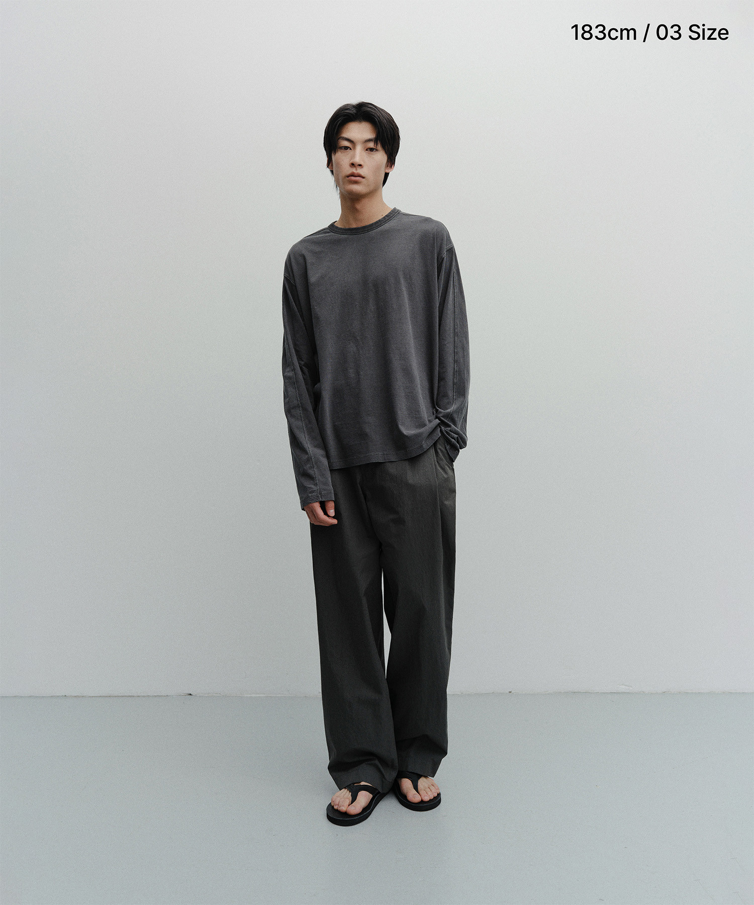 Santiago Officer Pants (Graphite) - 어나더오피스