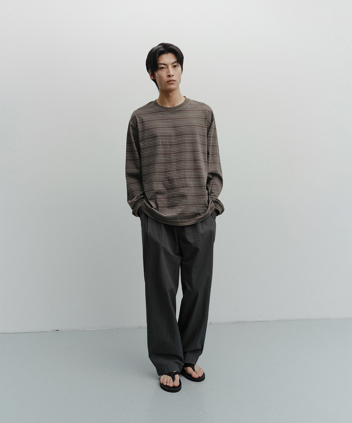 Santiago Officer Pants (Graphite) - 어나더오피스
