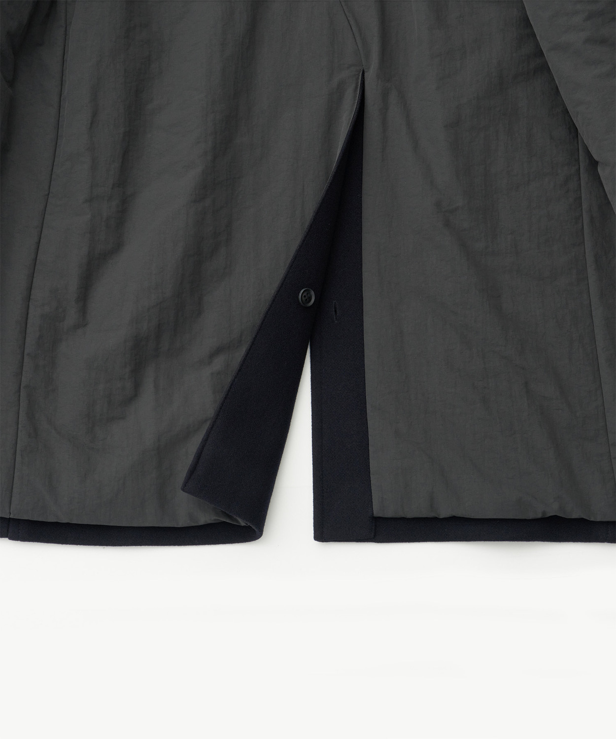 Voyager Balmacaan Coat (Dark Navy) - 어나더오피스 Voyager Balmacaan Coat (Dark Navy) - 어나더오피스