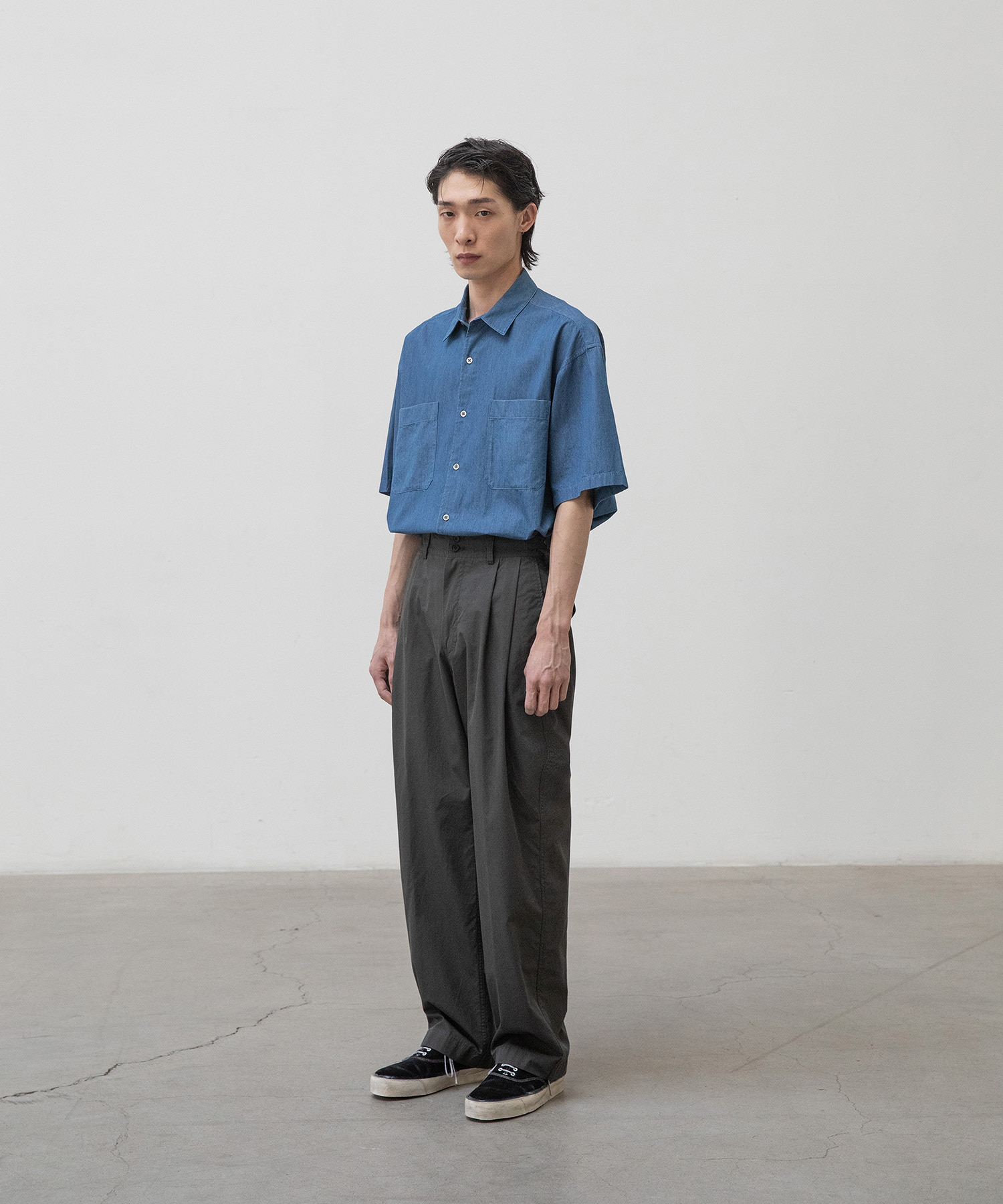 パンツ ANOTHER OFFICE Santiago Officer Pants 03 ANOTHER OFFICE - 【残り一点】Santiago Officer Pants