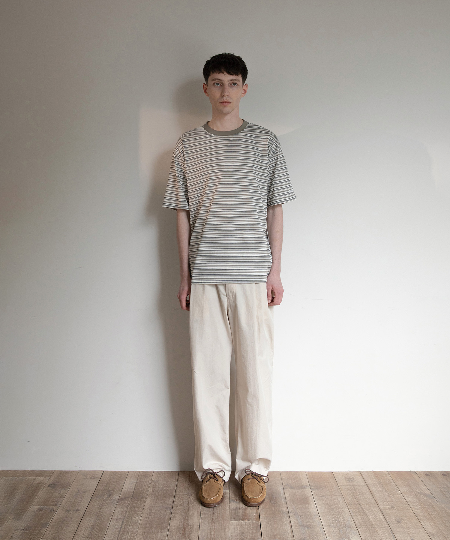 Santiago Officer Pants (Oat Milk) - 어나더오피스