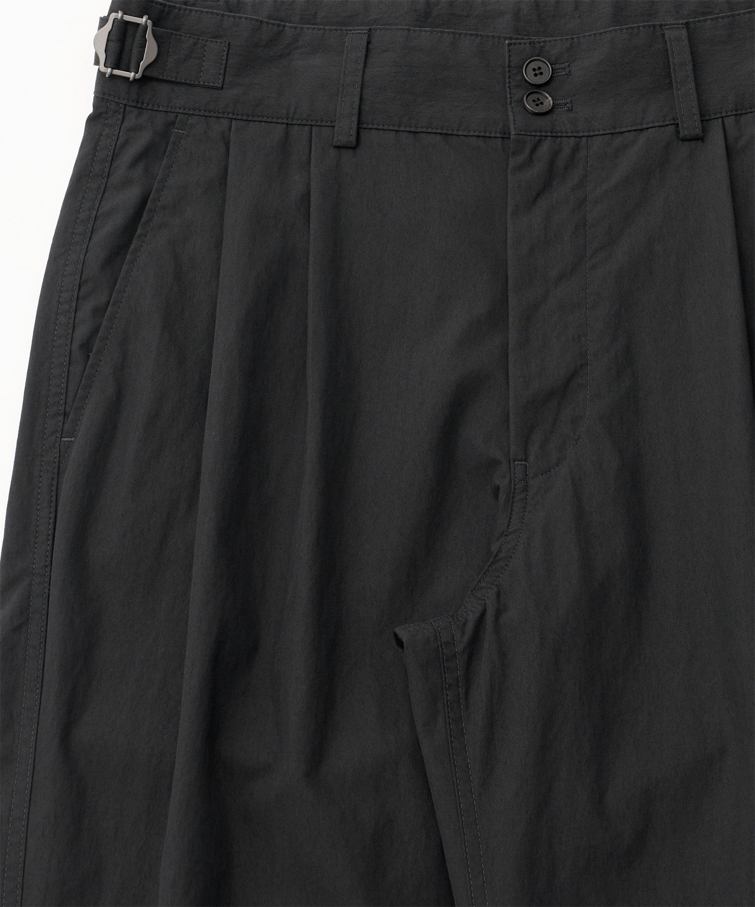 Santiago Officer Pants (Almost Black) - 어나더오피스