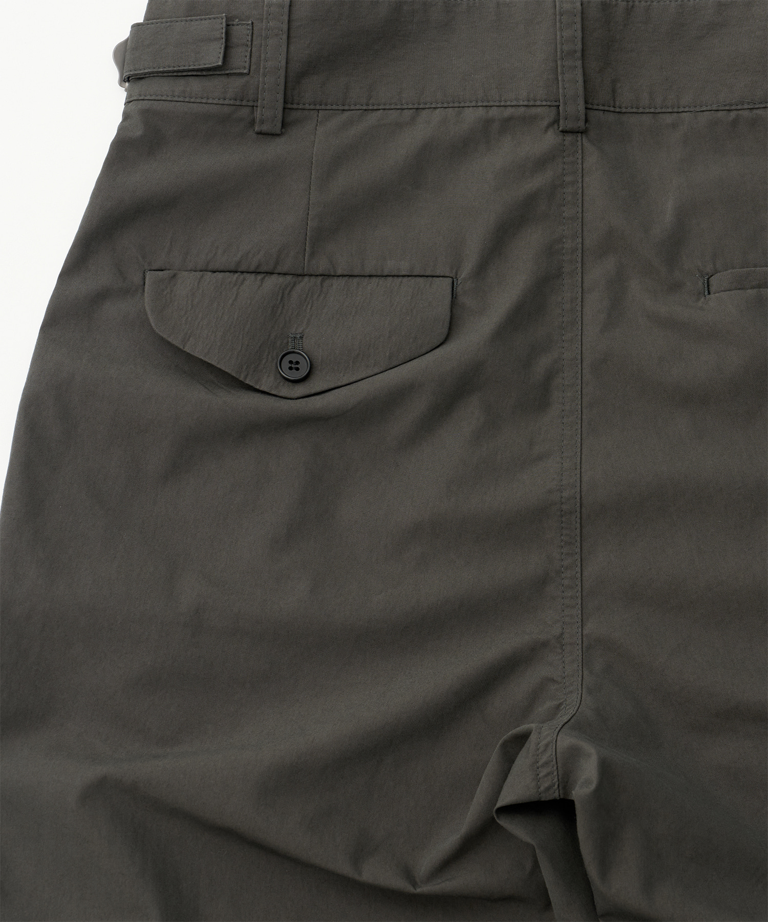 パンツ ANOTHER OFFICE Santiago Garment Pants Santiago Garment Pants (Almost Black) - 어나더오피스