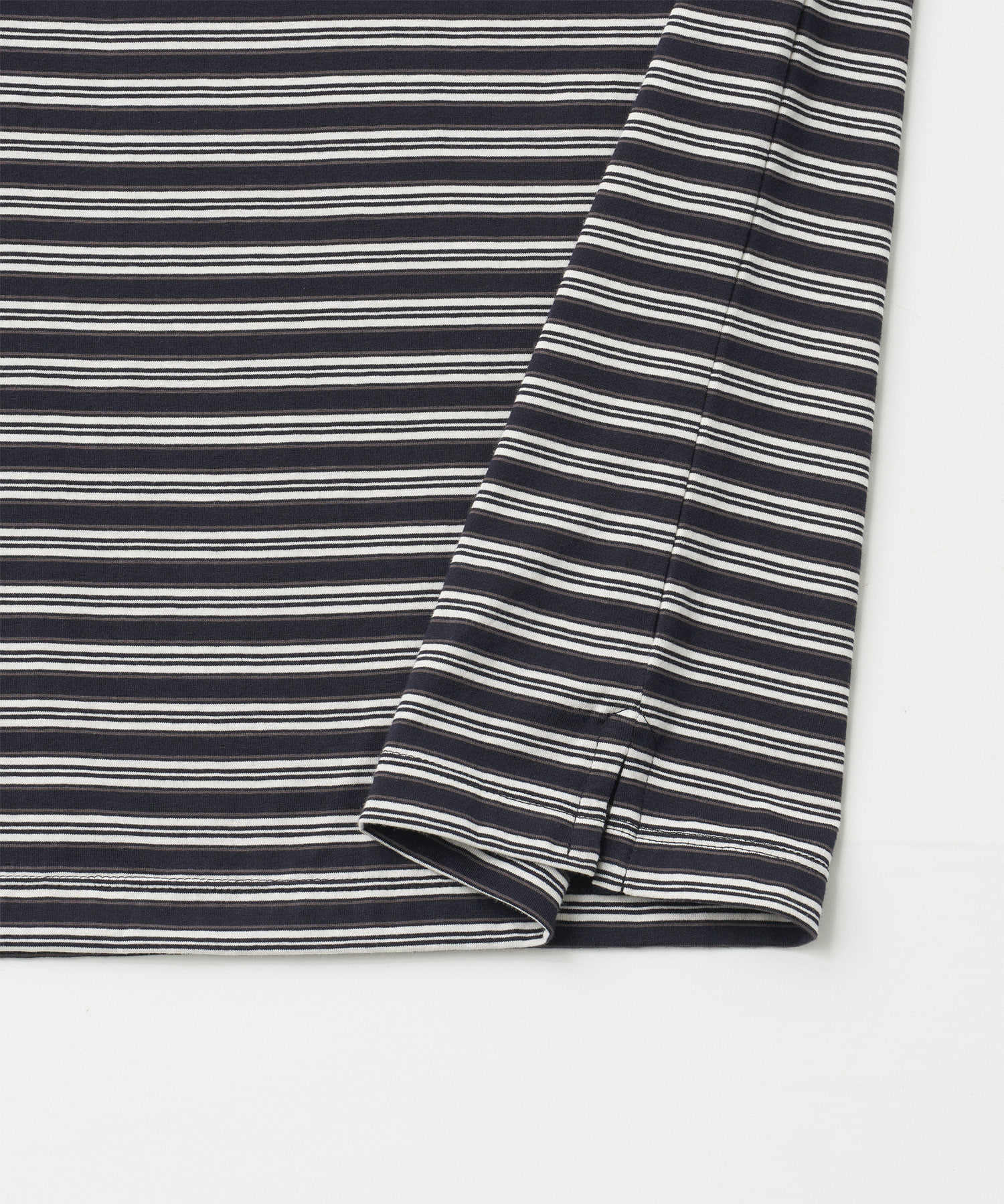 Brief Stripe Short Sleeve T (Navy) - 어나더오피스