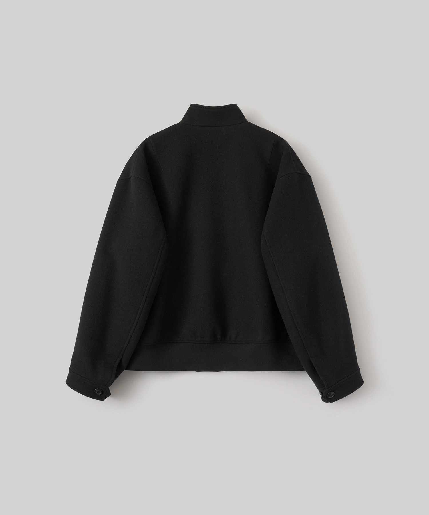 어나더오피스 Huge Harrington Jacket (Black) | 울 캐시미어 해링턴 자켓