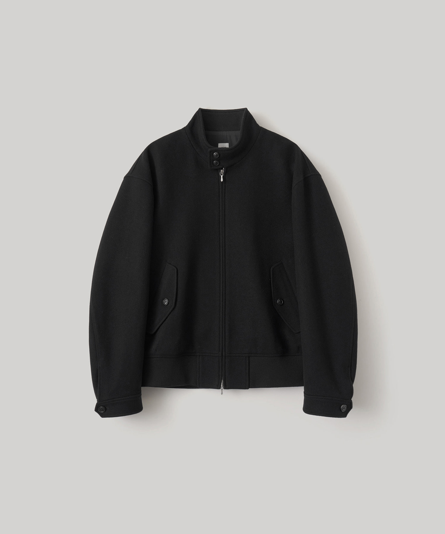 어나더오피스 Huge Harrington Jacket (Black) | 울 캐시미어 해링턴 자켓
