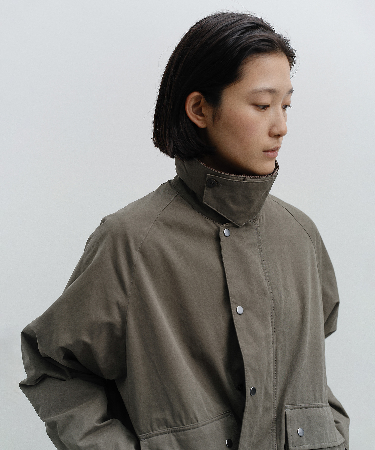 어나더오피스 Women Neo British Jacket (Olive Drab) | 여성 브리티시 
