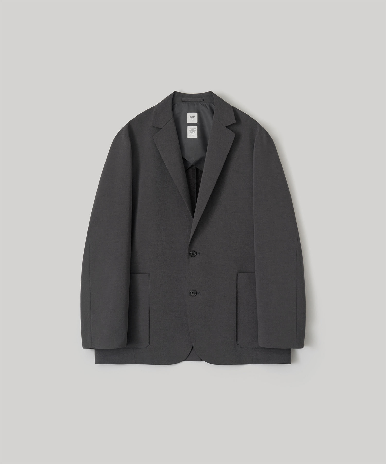 SS] Habana Single Jacket Set-Up (Charcoal) - 어나더오피스