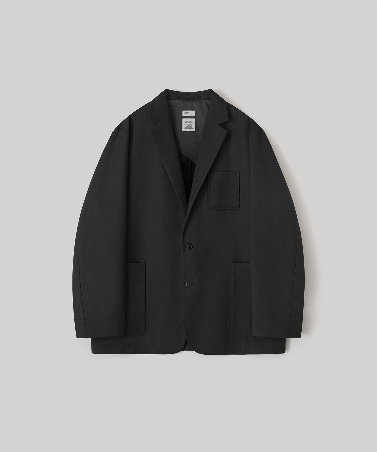 SS] Santiago Sports Jacket (Black) - 어나더오피스