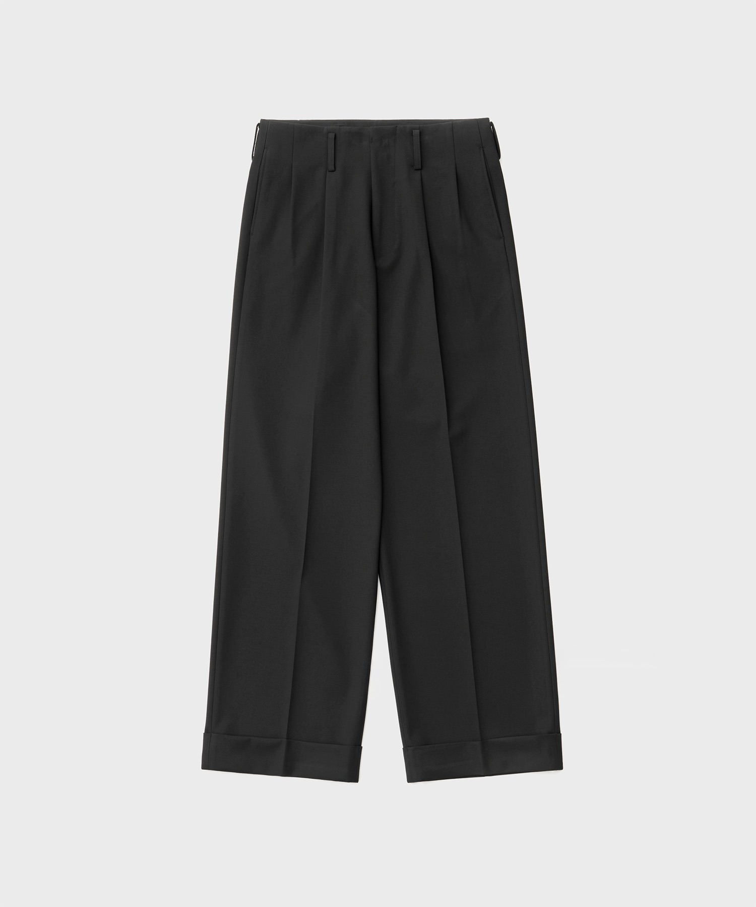 AnotherOffice santiago スラックス charcoal ANOTHER OFFICE Santiago Slacks Standard[BSM47-AOEFPT005