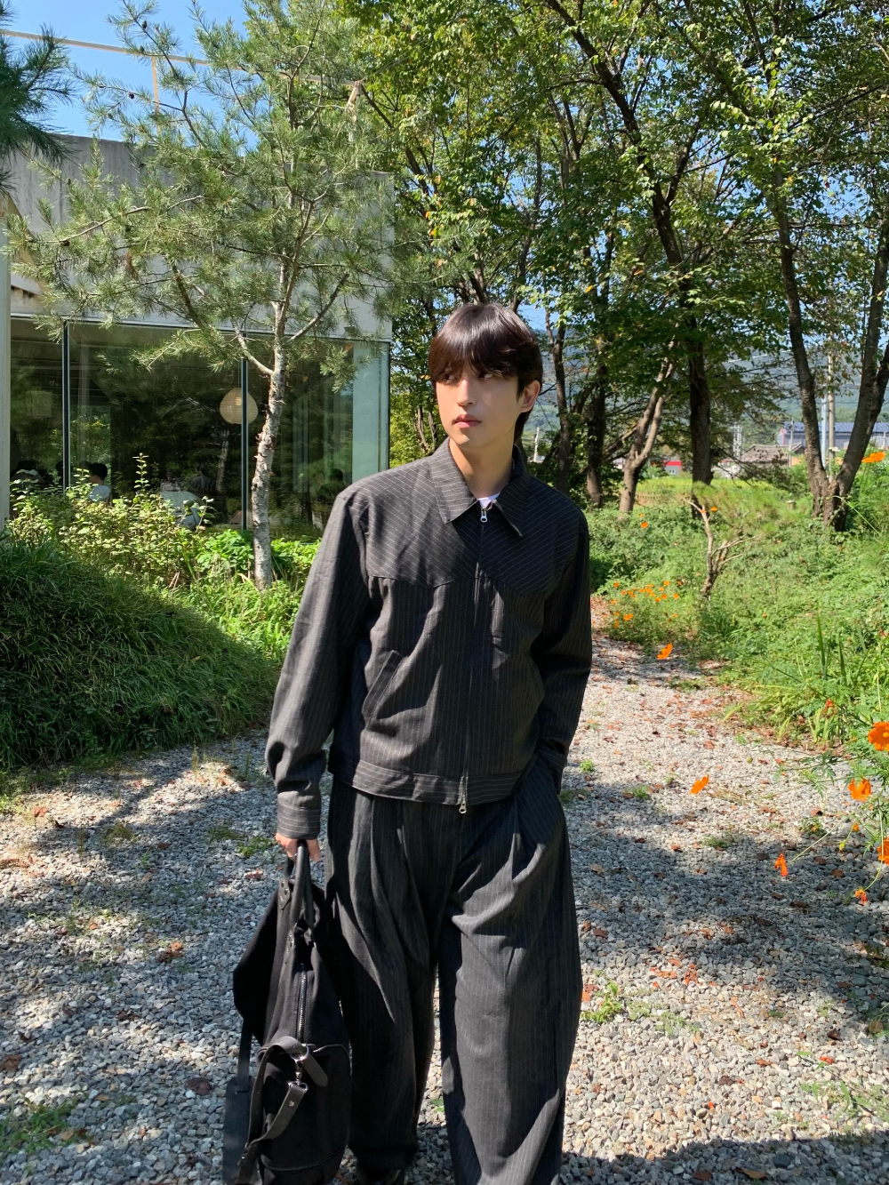 바지 모델 착용 이미지-S435L40